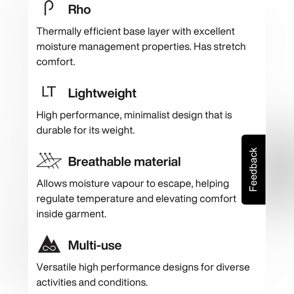 ARCTERYX MENS XL RHO LT CREW NECK BASELAYER RED. MOISTURE WICKING NEVER WORN - Picture 4 of 15